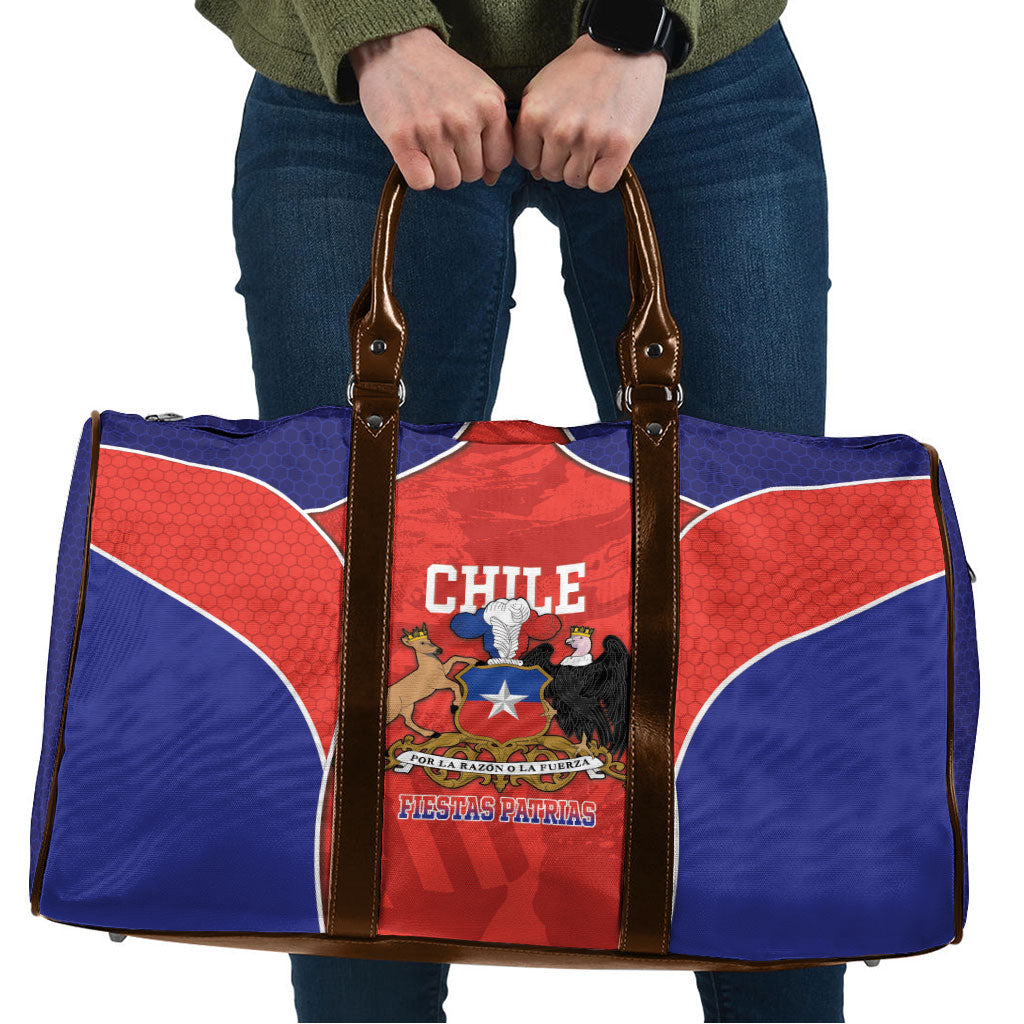 Chile Independence Day Travel Bag Fiestas Patrias Coat Of Arms Style