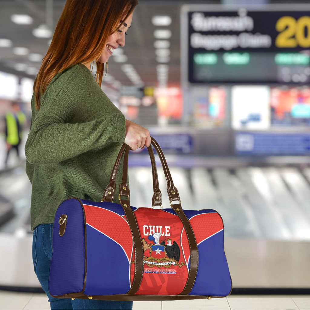 Chile Independence Day Travel Bag Fiestas Patrias Coat Of Arms Style
