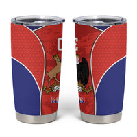 Chile Independence Day Tumbler Cup Fiestas Patrias Coat Of Arms Style