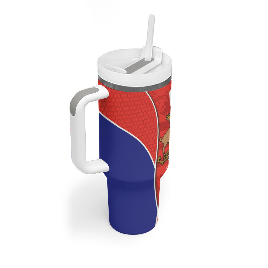 Chile Independence Day Tumbler With Handle Fiestas Patrias Coat Of Arms Style
