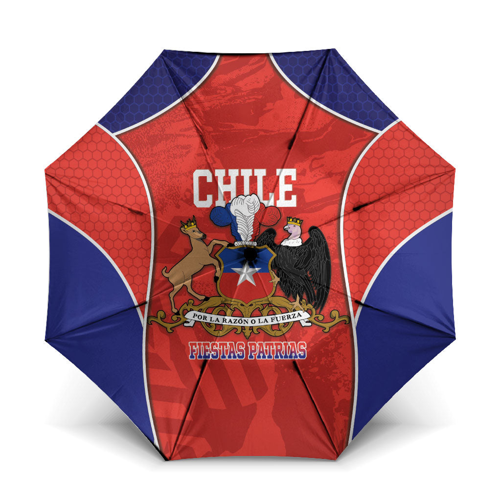 Chile Independence Day Umbrella Fiestas Patrias Coat Of Arms Style