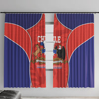 Chile Independence Day Window Curtain Fiestas Patrias Coat Of Arms Style