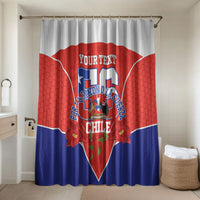 Personalized Chile Independence Day Bathroom Set Chilean Code 56 Copihue Flowers