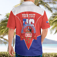Personalized Chile Independence Day Hawaiian Shirt Chilean Code 56 Copihue Flowers