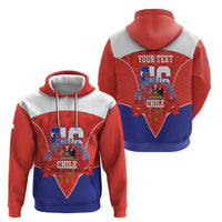 Personalized Chile Independence Day Hoodie Chilean Code 56 Copihue Flowers