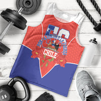 Personalized Chile Independence Day Men Tank Top Chilean Code 56 Copihue Flowers