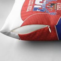 Personalized Chile Independence Day Pillow Cover Chilean Code 56 Copihue Flowers