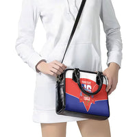 Personalized Chile Independence Day Shoulder Handbag Chilean Code 56 Copihue Flowers