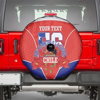 Personalized Chile Independence Day Spare Tire Cover Chilean Code 56 Copihue Flowers