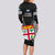Fiji Rugby Long Sleeve Bodycon Dress 2023 Fijian Tapa Pattern World Cup Black - Wonder Print Shop