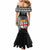 Fiji Rugby Mermaid Dress 2023 Fijian Tapa Pattern World Cup Black - Wonder Print Shop