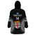 Custom Fiji Rugby Wearable Blanket Hoodie 2023 Fijian Tapa Pattern World Cup Black - Wonder Print Shop