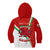 Wales Rugby Kid Hoodie 2023 World Cup Cymru Curve Style - Wonder Print Shop