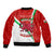 Wales Rugby Sleeve Zip Bomber Jacket 2023 World Cup Cymru Curve Style - Wonder Print Shop