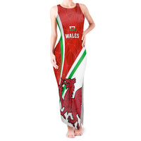 Wales Rugby Tank Maxi Dress 2023 World Cup Cymru Curve Style - Wonder Print Shop