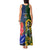 South Africa And France Rugby Tank Maxi Dress Springboks With Les Bleus Together 2023 World Cup - Wonder Print Shop
