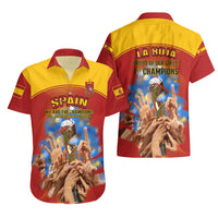 Spain Football Hawaiian Shirt 2023 World Cup Champions Proud Of Our Girls - Wonder Print Shop
