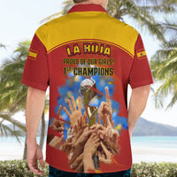 Spain Football Hawaiian Shirt 2023 World Cup Champions Proud Of Our Girls - Wonder Print Shop
