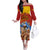 Spain Football Off The Shoulder Long Sleeve Dress 2023 World Cup Champions Proud Of Our Girls - Wonder Print Shop