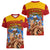 Spain Football Women V Neck T Shirt 2023 World Cup Champions Proud Of Our Girls - Wonder Print Shop