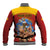 Custom Spain Football Baseball Jacket 2023 World Cup Champions Proud Of Our Girls - Wonder Print Shop