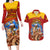 custom-spain-football-couples-matching-long-sleeve-bodycon-dress-and-hawaiian-shirt-2023-world-cup-champions-proud-of-our-girls