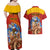 Custom Spain Football Couples Matching Off Shoulder Maxi Dress and Hawaiian Shirt 2023 World Cup Champions Proud Of Our Girls - Wonder Print Shop