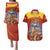 Custom Spain Football Couples Matching Puletasi Dress and Hawaiian Shirt 2023 World Cup Champions Proud Of Our Girls - Wonder Print Shop