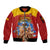Spain Football Sleeve Zip Bomber Jacket 2023 World Cup Champions Proud Of Our Girls - Wonder Print Shop