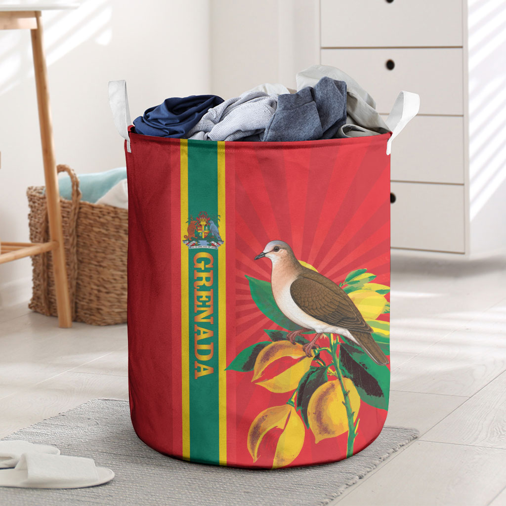 Grenada Dove Nutmeg Laundry Basket Island of Spice Proud