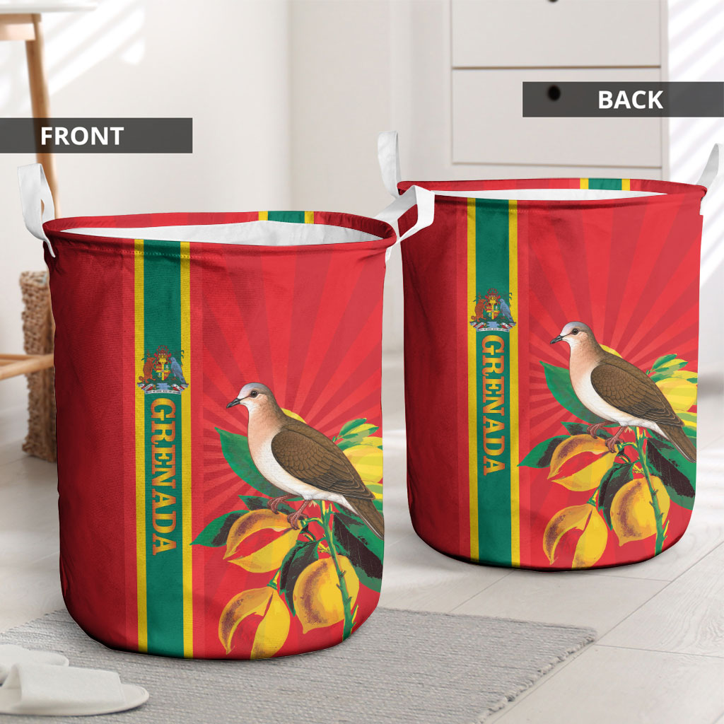 Grenada Dove Nutmeg Laundry Basket Island of Spice Proud