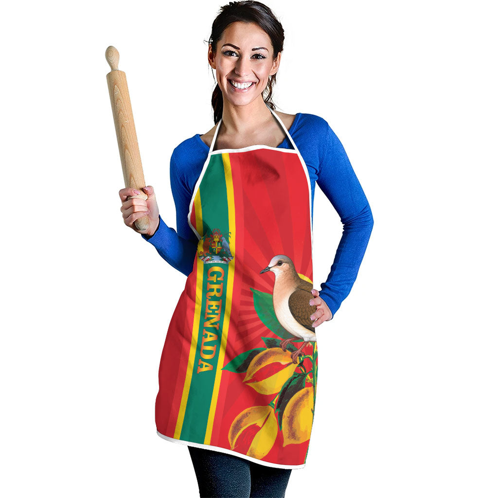 Grenada Dove Nutmeg Apron Island of Spice Proud