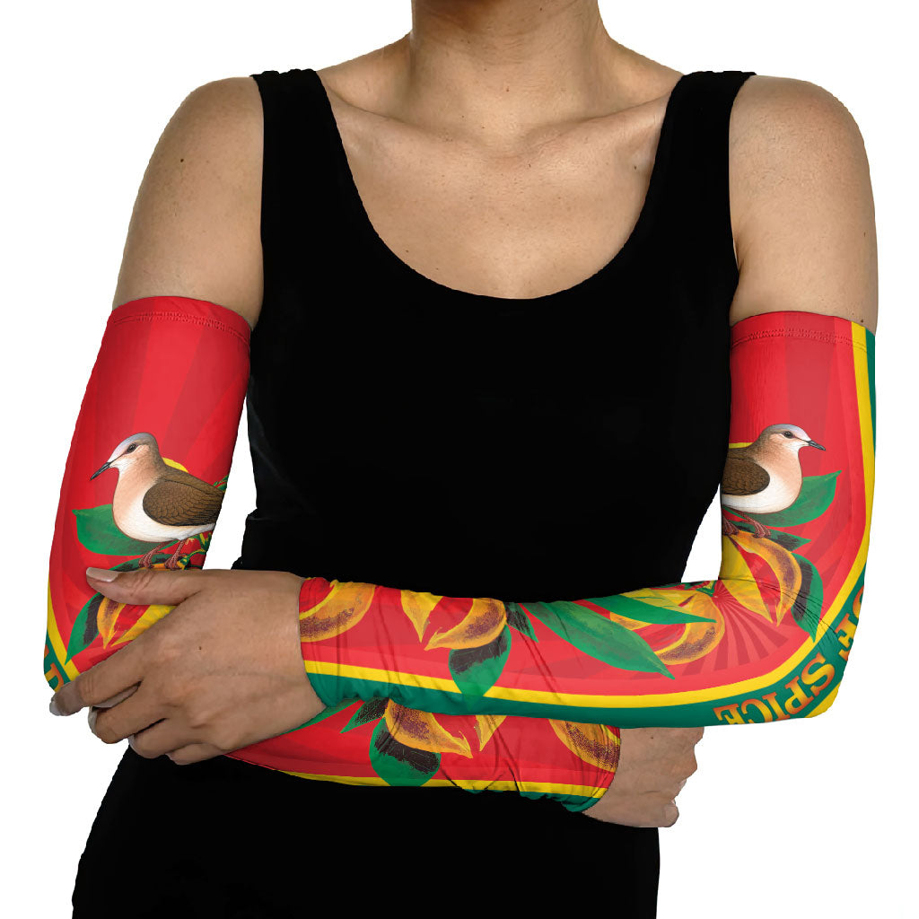 Grenada Dove Nutmeg Arm Sleeves Island of Spice Proud