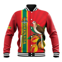 Grenada Dove Nutmeg Baseball Jacket Island of Spice Proud