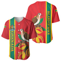 Grenada Dove Nutmeg Baseball Jersey Island of Spice Proud