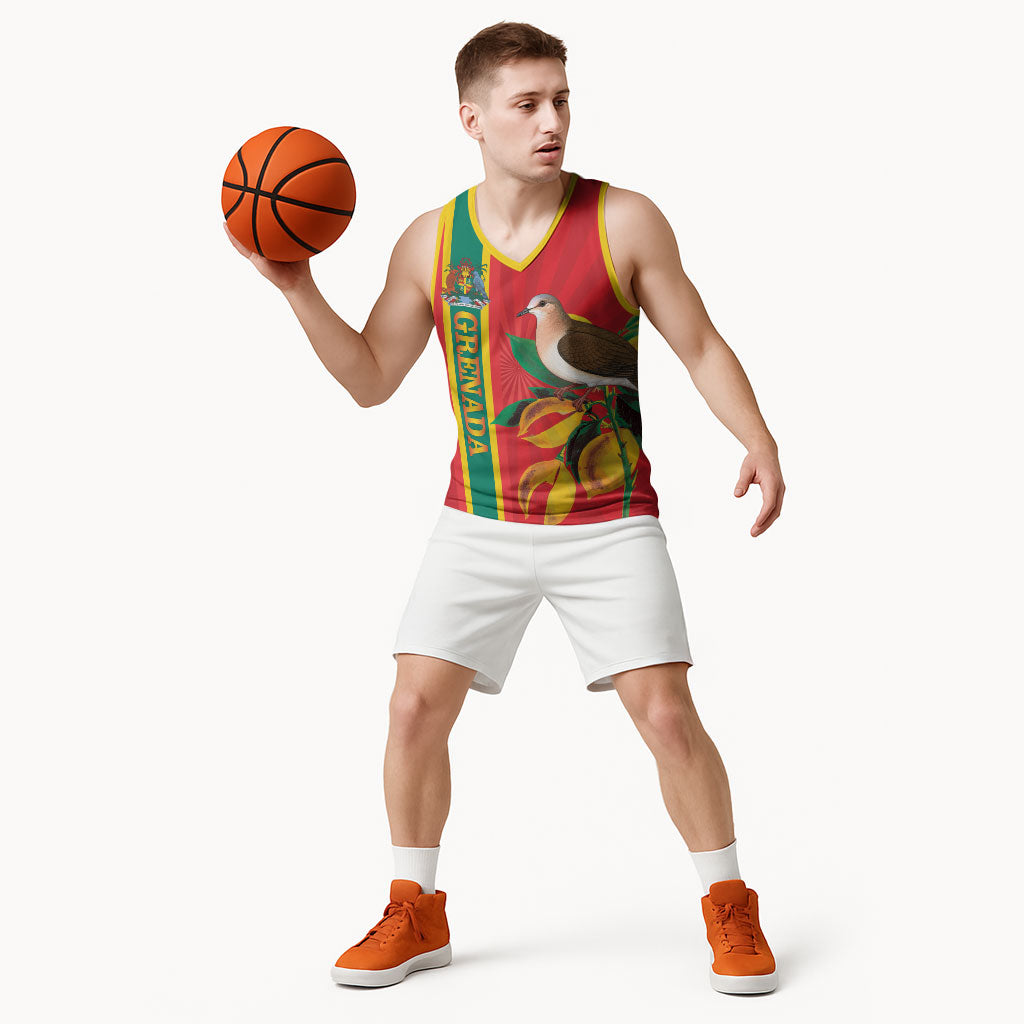 Grenada Dove Nutmeg Basketball Jersey Island of Spice Proud