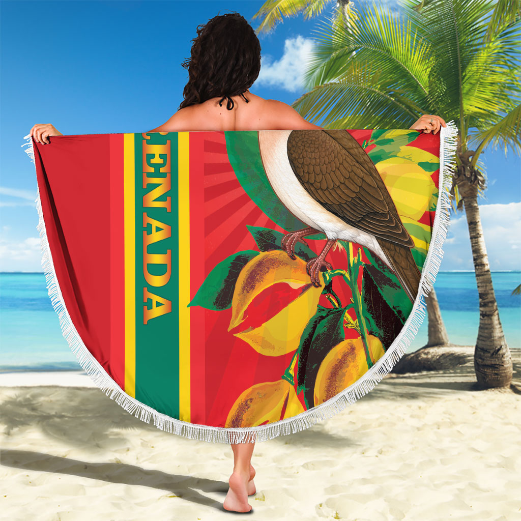 Grenada Dove Nutmeg Beach Blanket Island of Spice Proud