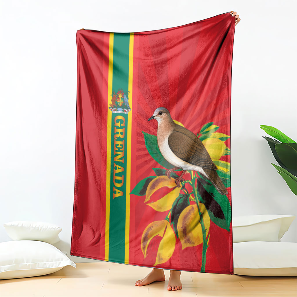 Grenada Dove Nutmeg Blanket Island of Spice Proud