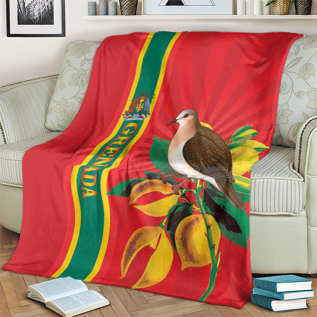 Grenada Dove Nutmeg Blanket Island of Spice Proud