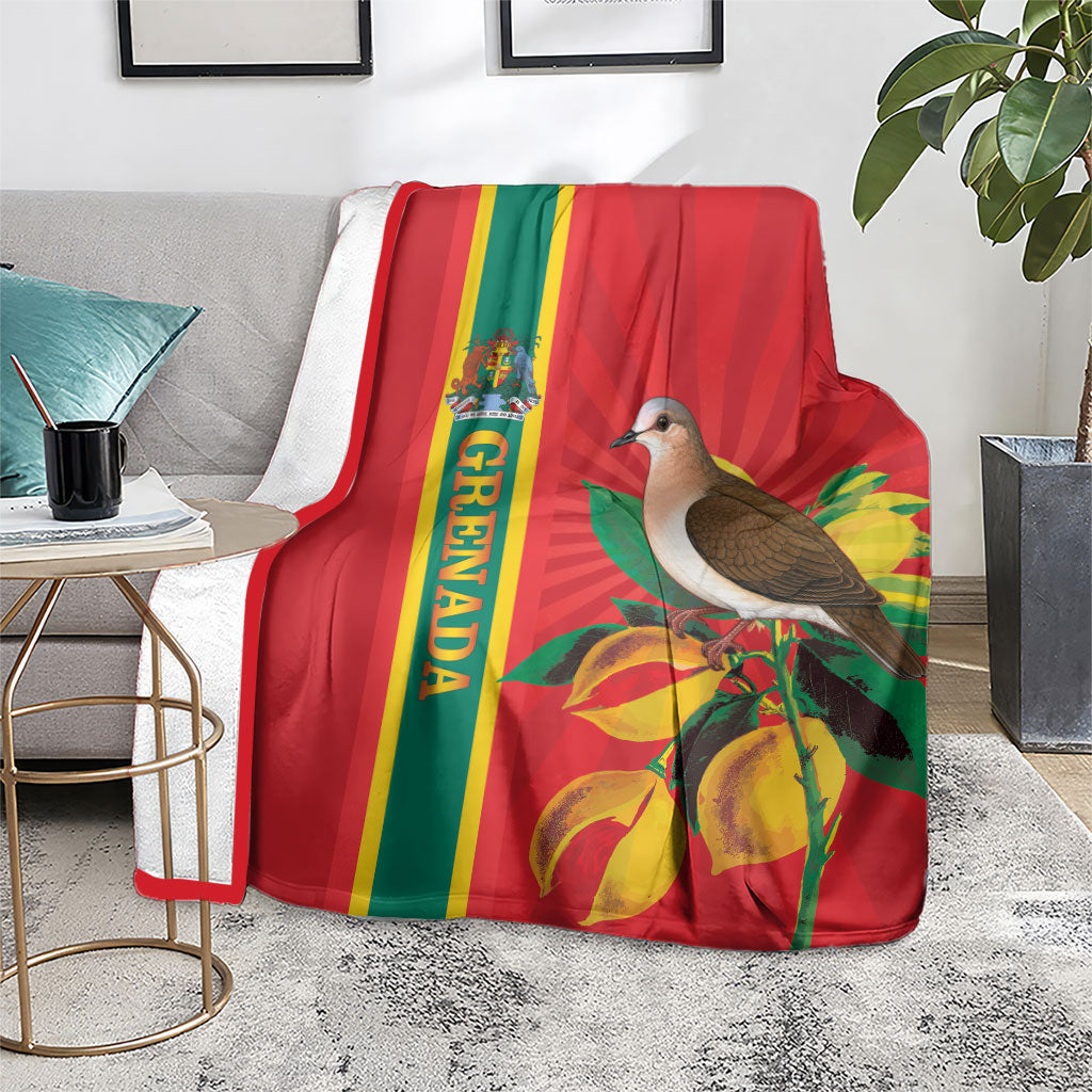Grenada Dove Nutmeg Blanket Island of Spice Proud