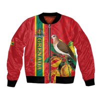 Grenada Dove Nutmeg Bomber Jacket Island of Spice Proud