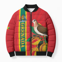 Grenada Dove Nutmeg Bomber Puffer Jacket Island of Spice Proud