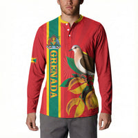 Grenada Dove Nutmeg Button Sweatshirt Island of Spice Proud
