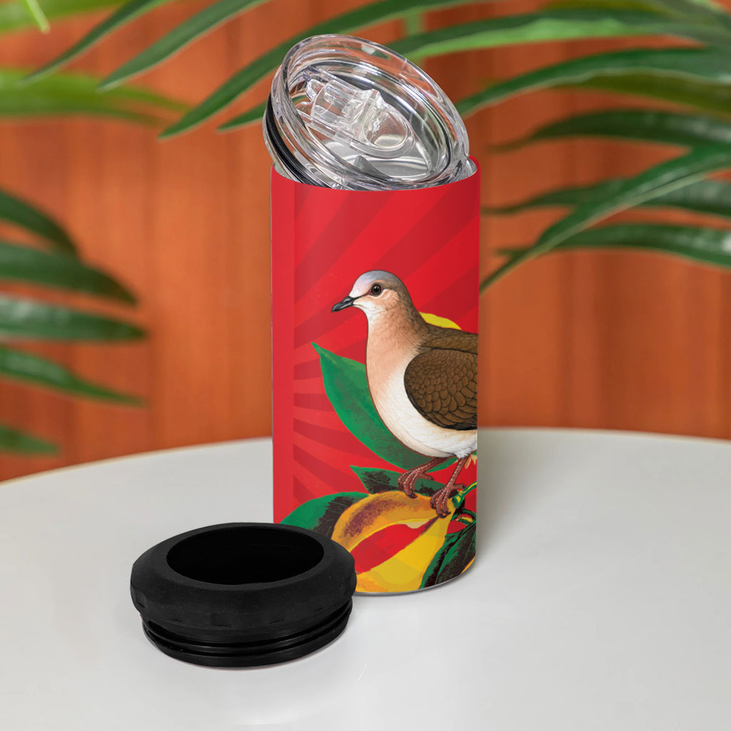 Grenada Dove Nutmeg 4 in 1 Can Cooler Tumbler Island of Spice Proud