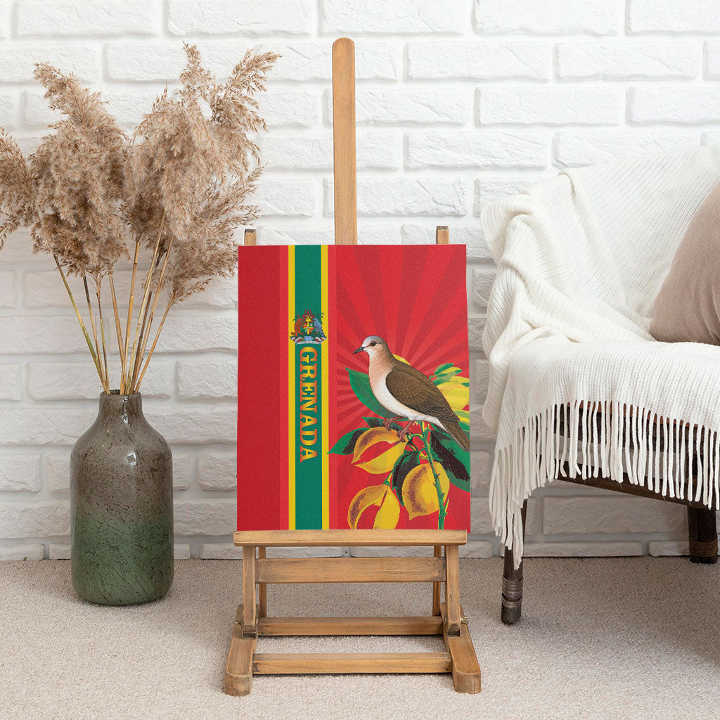 Grenada Dove Nutmeg Canvas Wall Art Island of Spice Proud