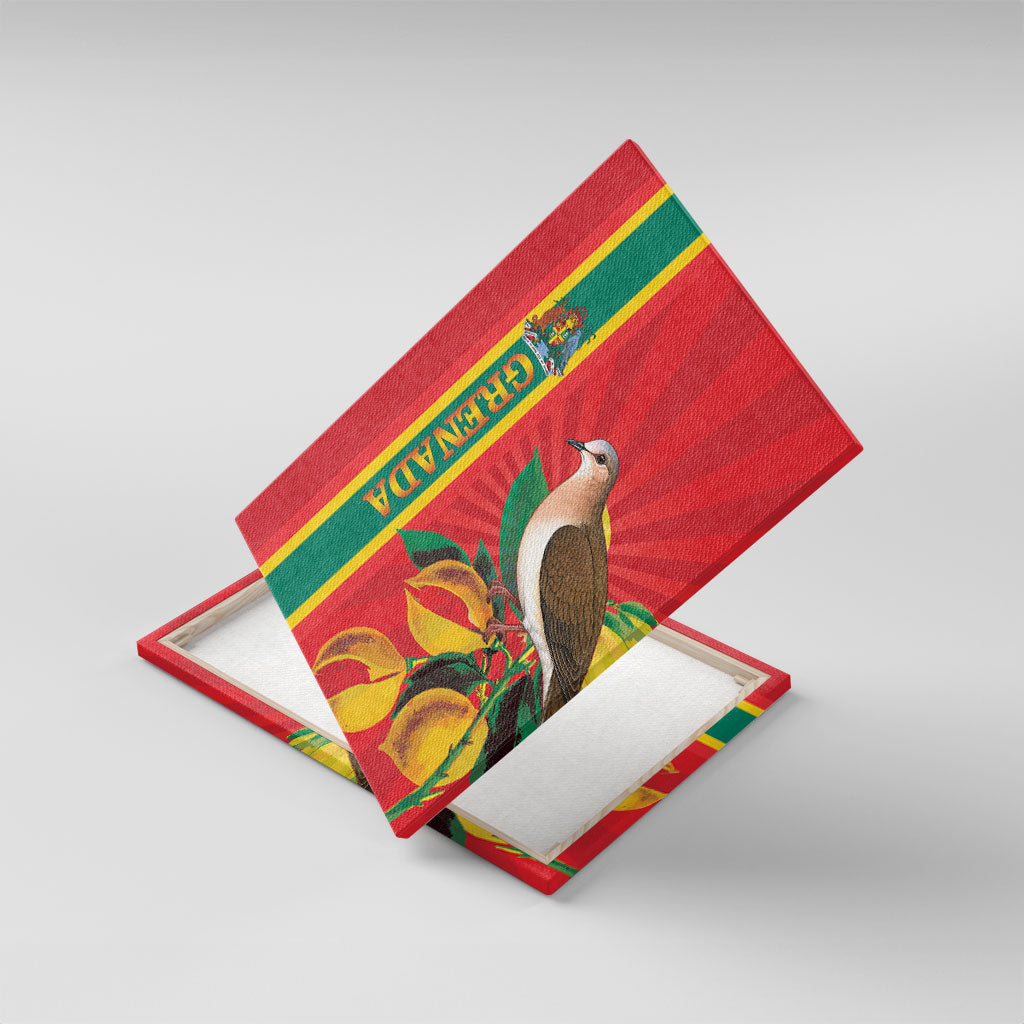 Grenada Dove Nutmeg Canvas Wall Art Island of Spice Proud