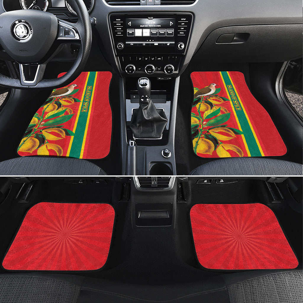 Grenada Dove Nutmeg Car Mats Island of Spice Proud