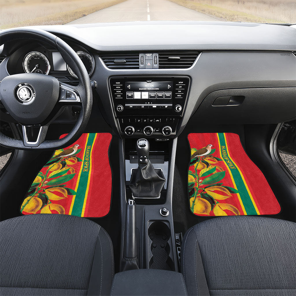 Grenada Dove Nutmeg Car Mats Island of Spice Proud