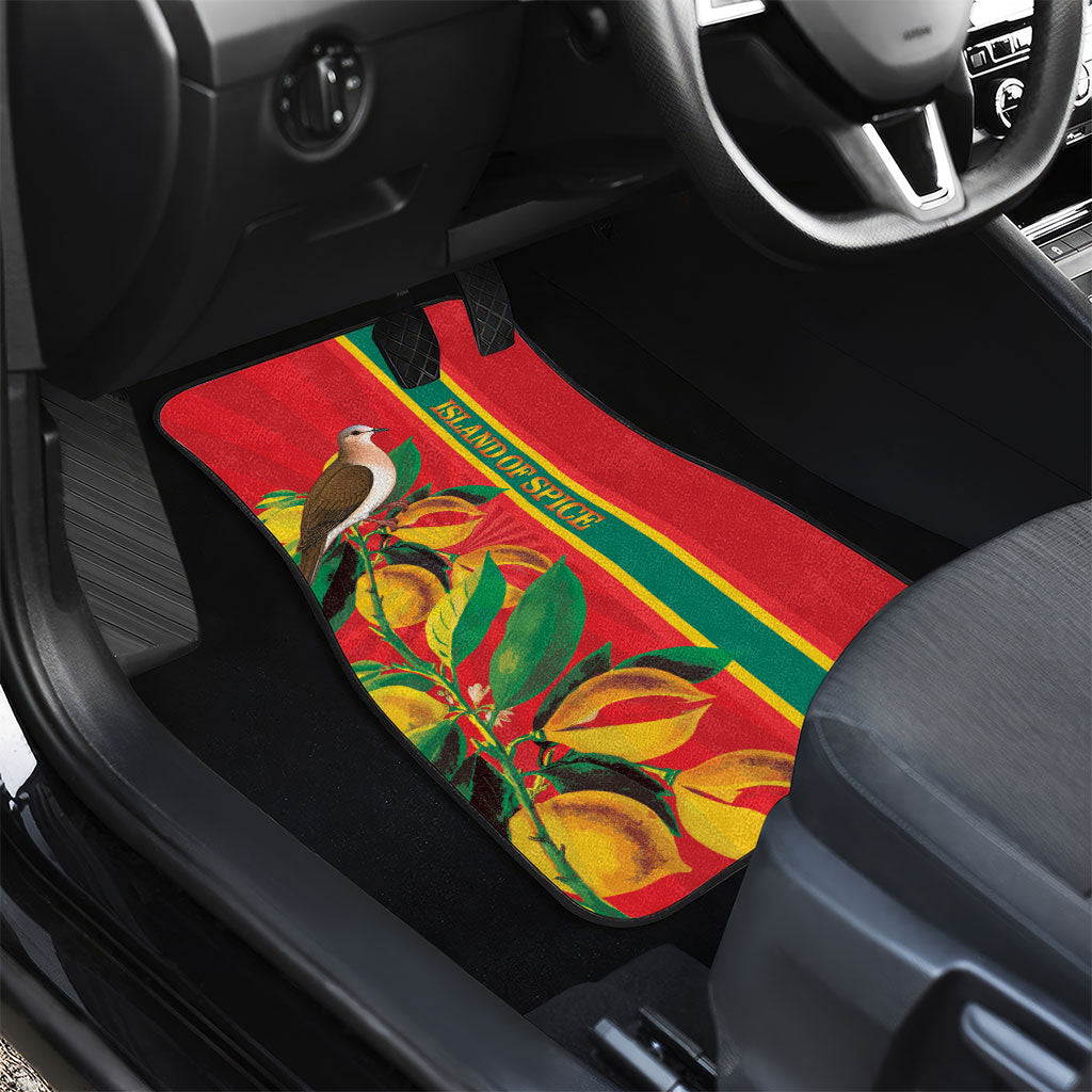 Grenada Dove Nutmeg Car Mats Island of Spice Proud