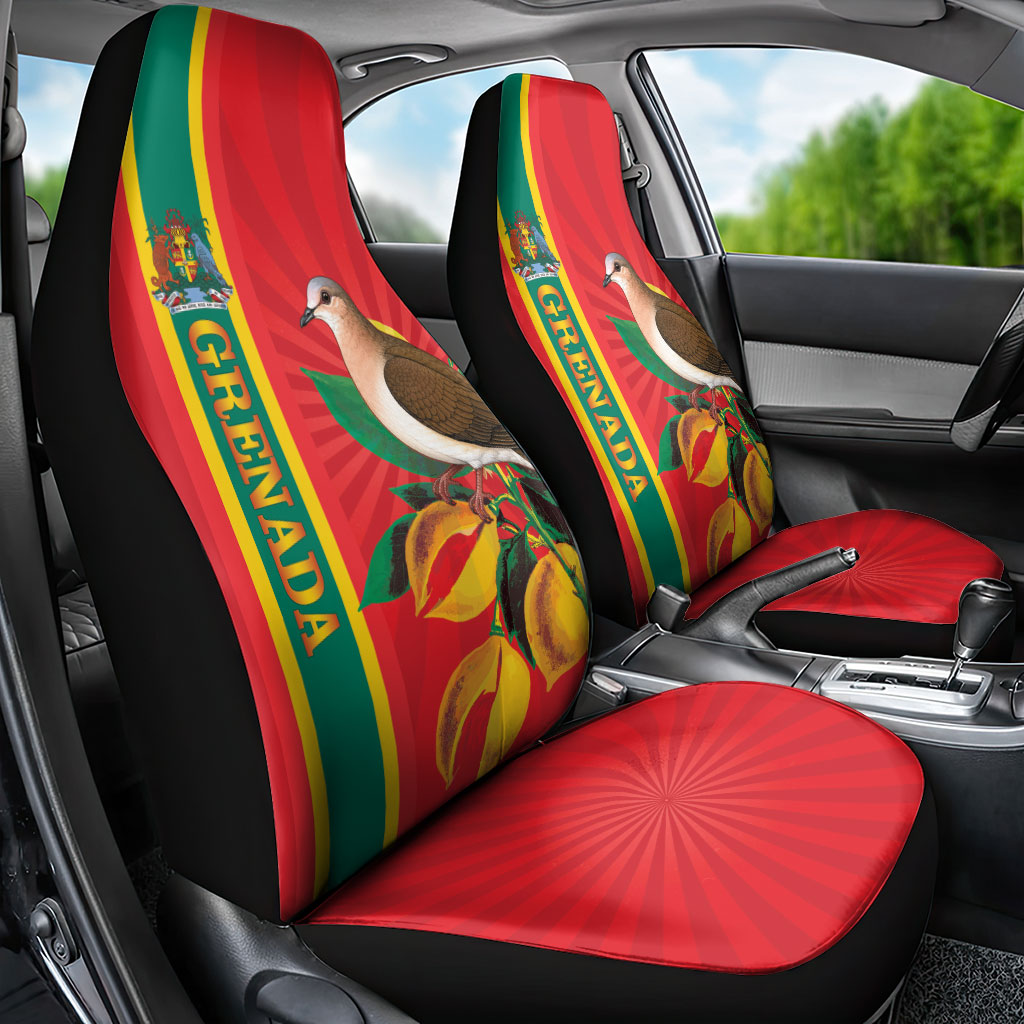 Grenada Dove Nutmeg Car Seat Cover Island of Spice Proud